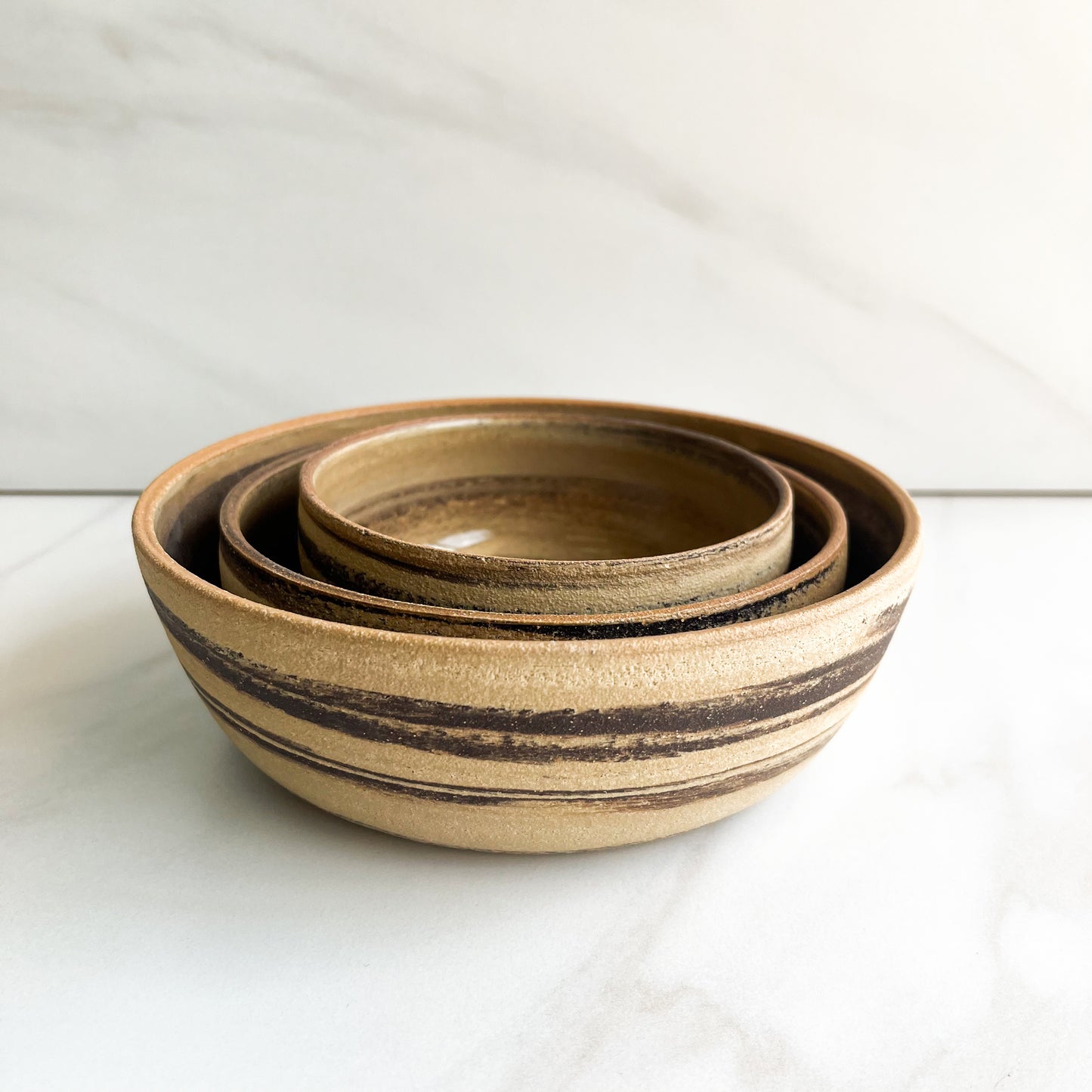 Marbled Nesting Bowl Set