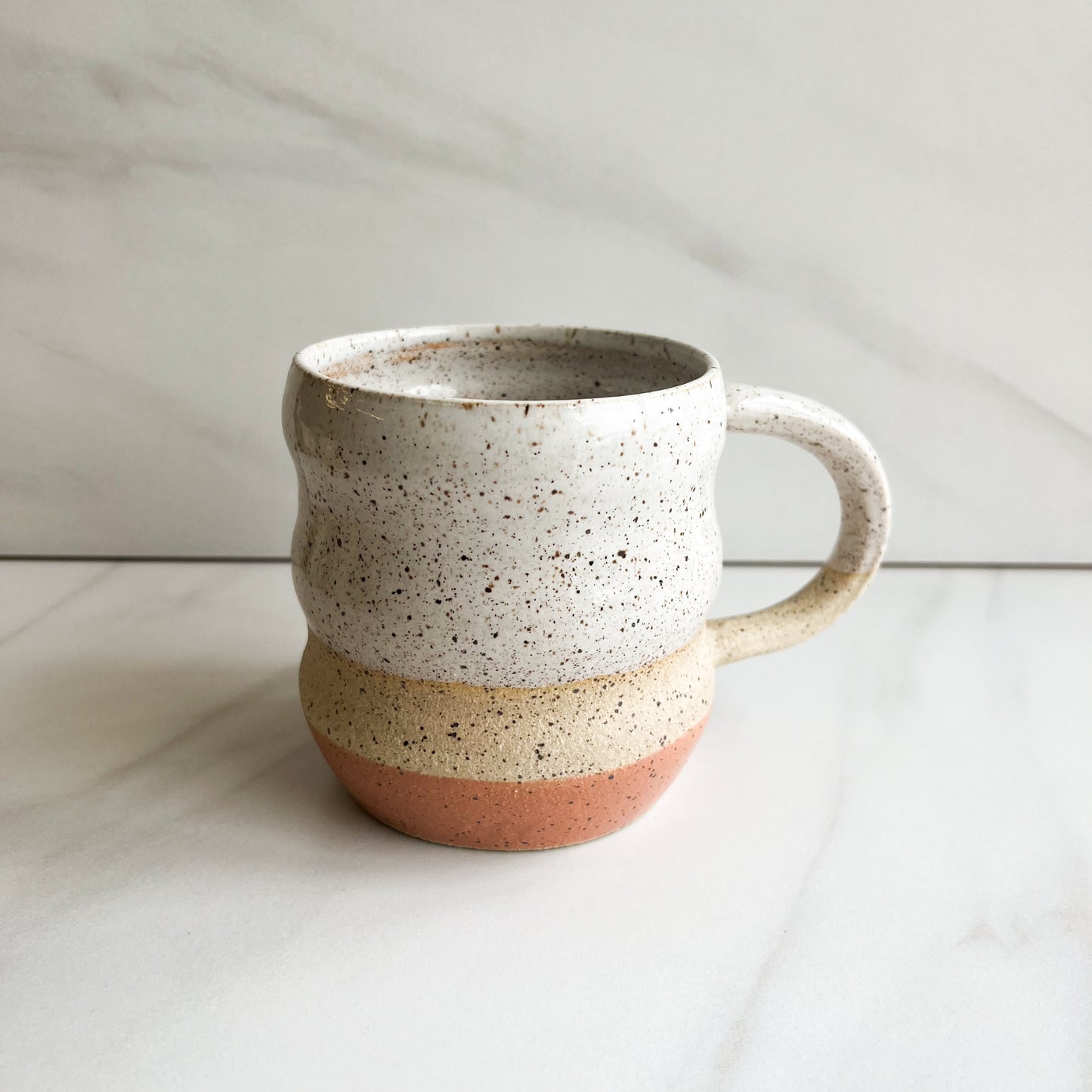 Wavy Pink Stripe Mug